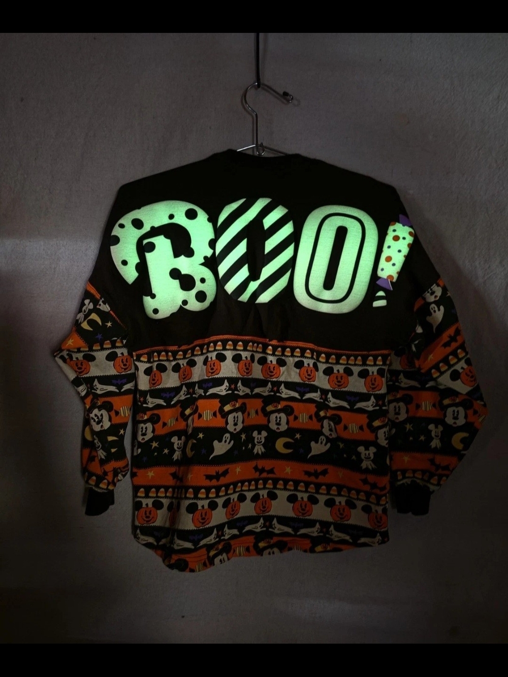 2020 Disney Store Disneyland Halloween BOO! Mickey Spirit Jersey Adult Size XS